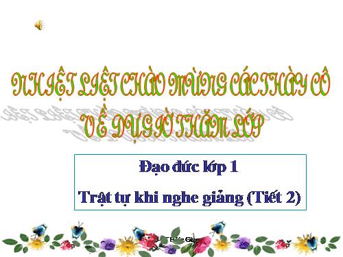 Bài 8. Trật tự trong trường học