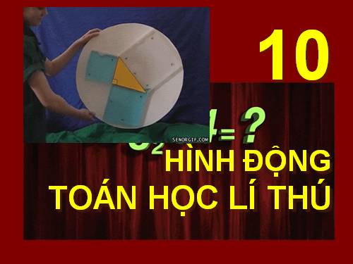 10 hình động toán học