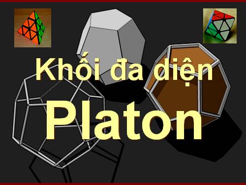 Khối đa diện Platon PowerPoint Presentation