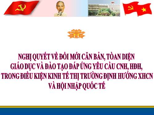 Bài giảng Nghị quyết Trung ương 8 (khóa XI)