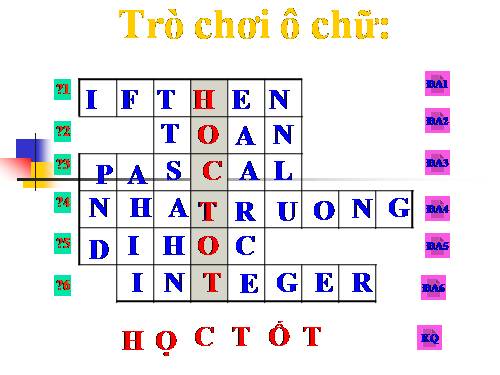 BT ô chữ 3