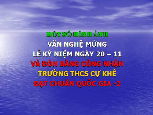 Văn nghệ chào mừng 20-11(2)