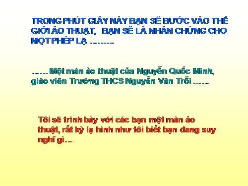 ẢO THUẬT