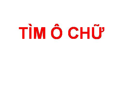 Ô CHỮ TOÁN HỌC