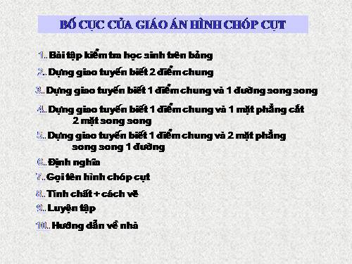 Hình chóp cụt