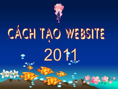 Cách tạo trang web