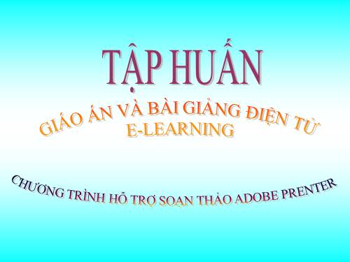 Tài liệu về elearning