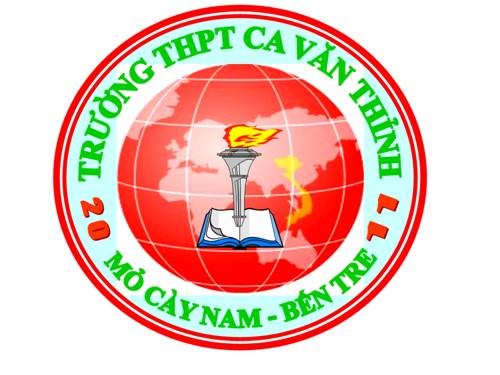 logo truong THPT Ca Van Thinh Mo Cay Nam - Ben Tre