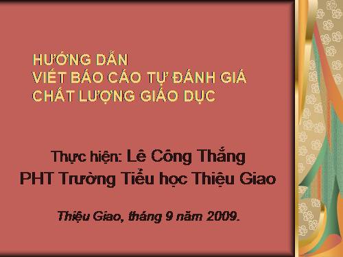 HD VIET BAO CAO KDCL