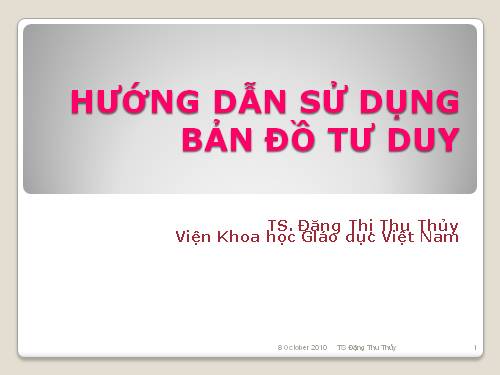 Huong dan su dung ban do tu duy