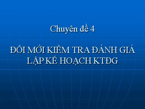 Doi moi kiem tra danh gia