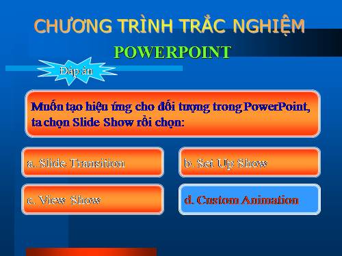 Trắc nghiệm