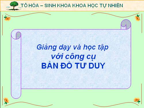 SU DUNG BAN DO TU DUY TRONG DAY HOC