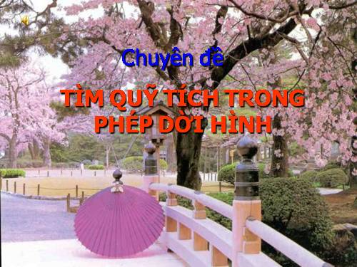 Chuyên Đề Phep Dời Hình