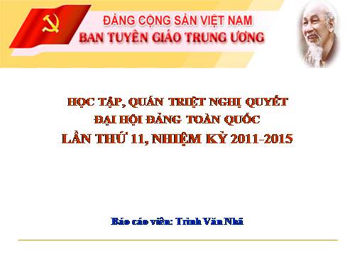 Bài giảng NQ 11 của Đảng