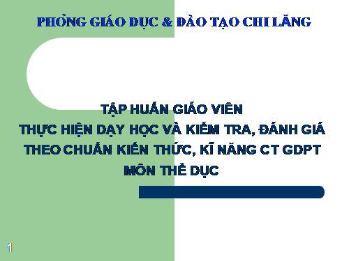 Chuẩn KTKN TD