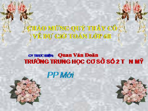 bài giảng số học 6