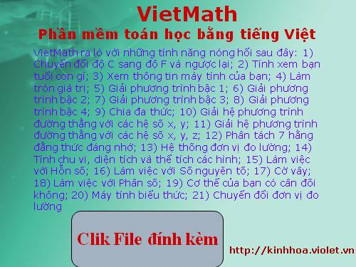 PM: VietMath