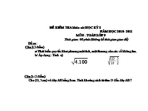 De thi hk1 toan9 (10-11)