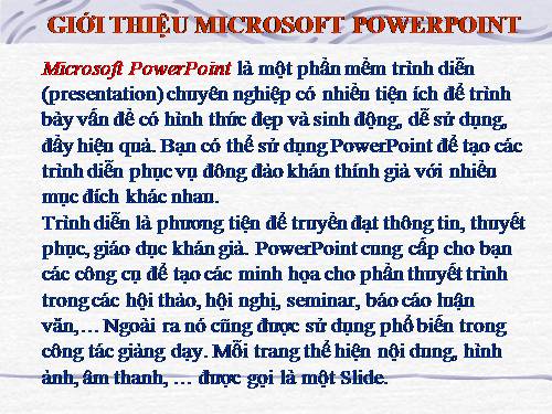 Huong dan su dung Power Point