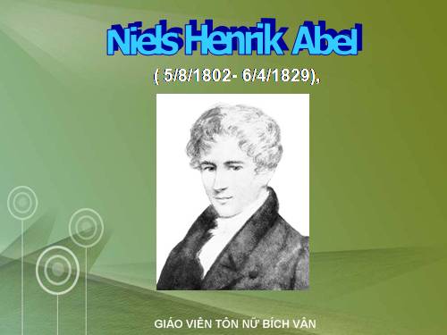 Niels Henrik Abel