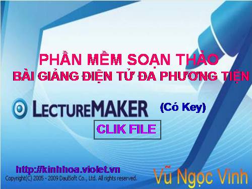 P.M soạn thảo BG điện tử đa phương tiện _ LectureMaker