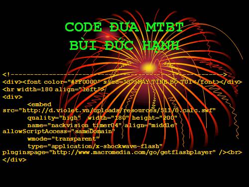 Code MTBT