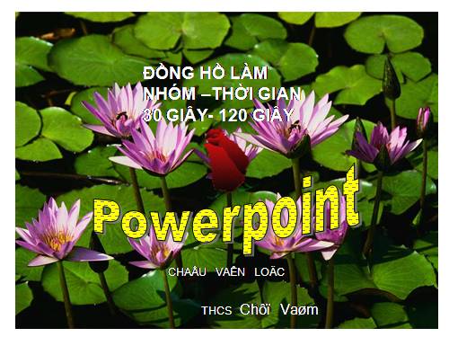 Đồng hồ hoạt động nhóm 30 giây,120 giây chạy ngược