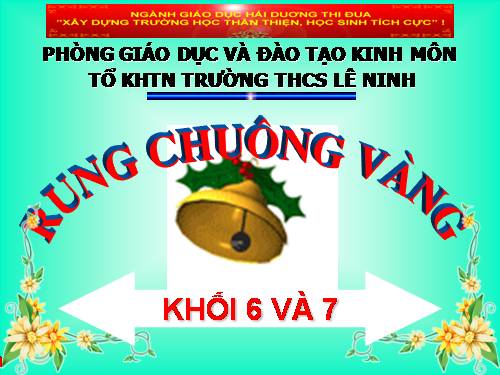 Ngoại khóa Rung chuông vàng KHTN