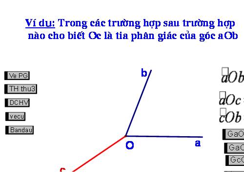 Tia phân giác (dự thi cấp tỉnh)