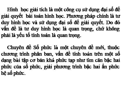 Tạo bào tạp Số phức cực hay