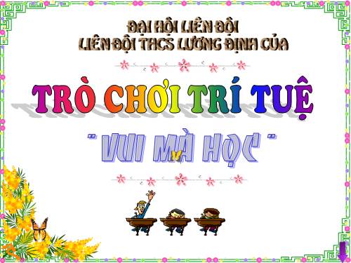 tro choi mon Toan ( nhớ lick vao mui tên trong bài thi moi dúng)