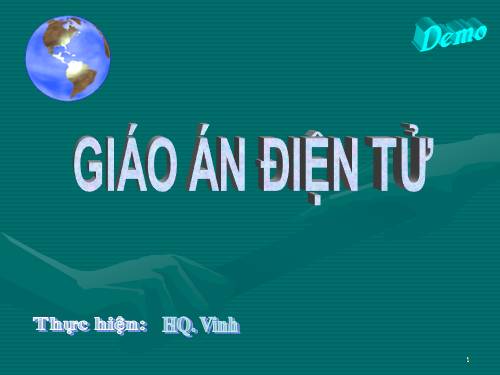 BÀI GIẢNG VỀ TÁC HẠI CỦA CHẤT DIOXIN