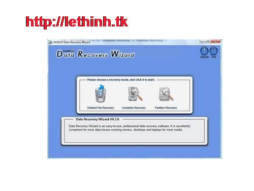 Khôi phục file bị xóa nhầm