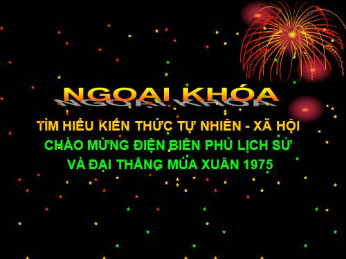 Ngoại khoá về tự nhiên xã hội