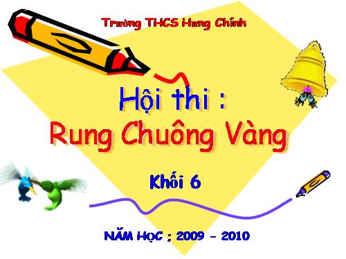 Bài giảng Rung chuông vàng