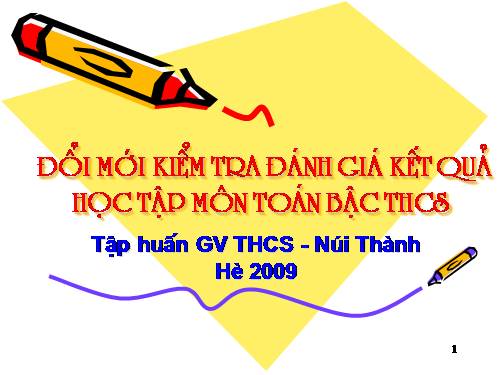 Đổi mới phương pháp dạy-học Toán