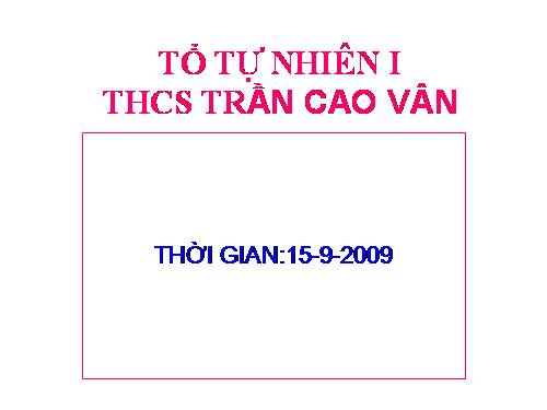 Ngoại khoá khối 6