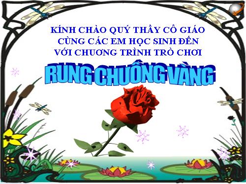 Chuyên đề trò chơi "Rung chuông vàng"