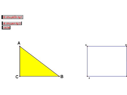 GSP- MINH HỌA DIỆN TÍCH HÌNH CHỮ NHẬT BẰNG HAI LẦN TAM GIÁC