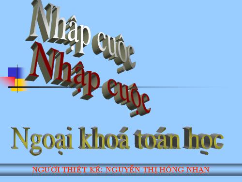 NHẬP CUỘC