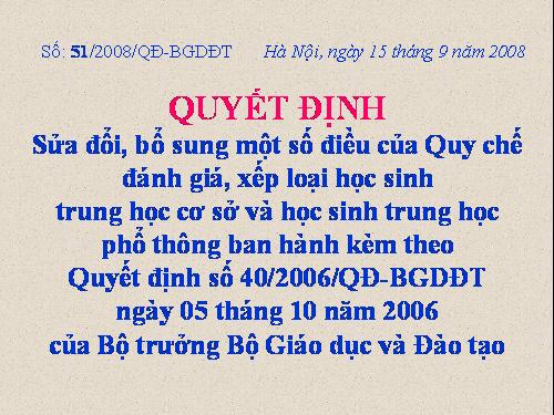 Qui che 51- 50 -Thanh toan thua gio