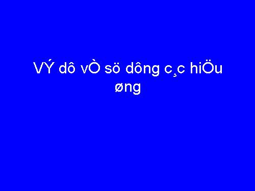 VD Hieu ung PPT va gioi thieu