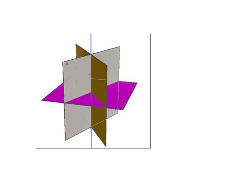 hai mp cắt nhau cùng vuông góc với một mp(Cabri3D)