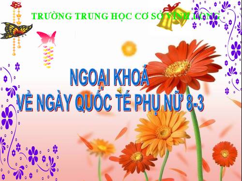 Ngoại khóa giáo dục giới tính cho nữ sinh trường THCS Vĩnh Long