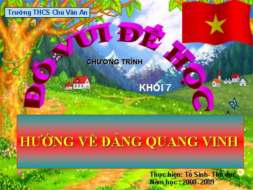 Đố vui để học khối 7