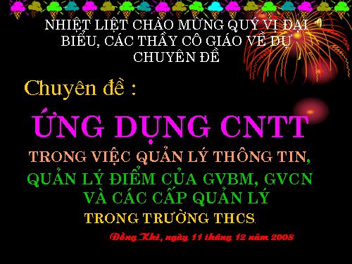 Chuyen de