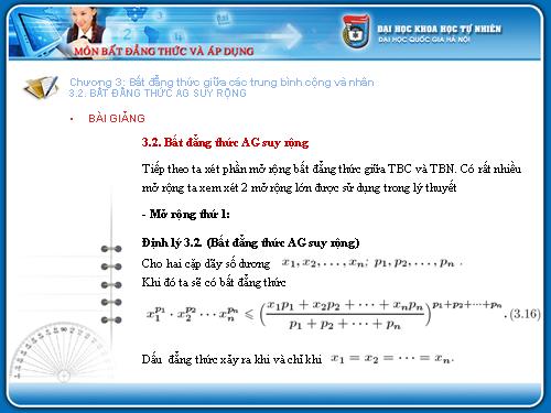 CHUYÊN ĐỀ BẤT ĐẲNG THỨC