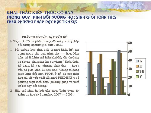 Khai thác kiến thức cơ bản trong quy trình bồi dưỡng học sinh giỏi Toán THCS