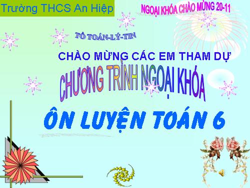 Ngoại khóa tổ toán